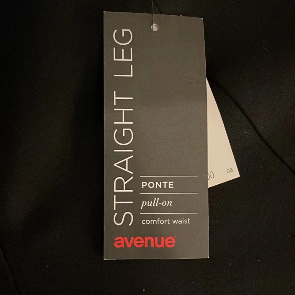 Brand new pants from Avenue pull on straight leg - Picture 3 of 5